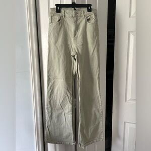 H&M Divided Casual Pants in Light Sage